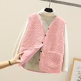 thumbnail image 2 of JUNWELL Veste Sans Manches en Polaire Douce pour Femmes avec Poches, 2 of 7