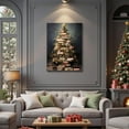 thumbnail image 6 of Creative Christmas Book Tree Pictures, Modern Framed Canvas Wall Art for Living Room Wall Decor, Winter Cottagecore Paintings for Bedroom Bathroom, Xmas Holiday Decorations Gifts, 6 of 7