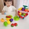 thumbnail image 4 of JUEGO DE COCINA DE JUGUETE DE CORTE DE FRUTAS, BORDES SUAVIZANTES DE CORTE JUEGO DE SIMULACROS PARA AL AIRE LIBRE PARA NIños, 4 of 7