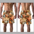thumbnail image 3 of luoweisi Men's Beach Shorts Quick Dry Swim Trunks with Mesh Lining Starfish L, 3 of 5