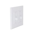 thumbnail image 1 of Funda decorativa TayMac 2672W de 2 elementos MASQUE Toggle, blanca, 1 of 7