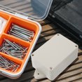 thumbnail image 3 of 2Pcs Plastic Electronic Enclosure Box Project Case Junction Box, 3 of 8