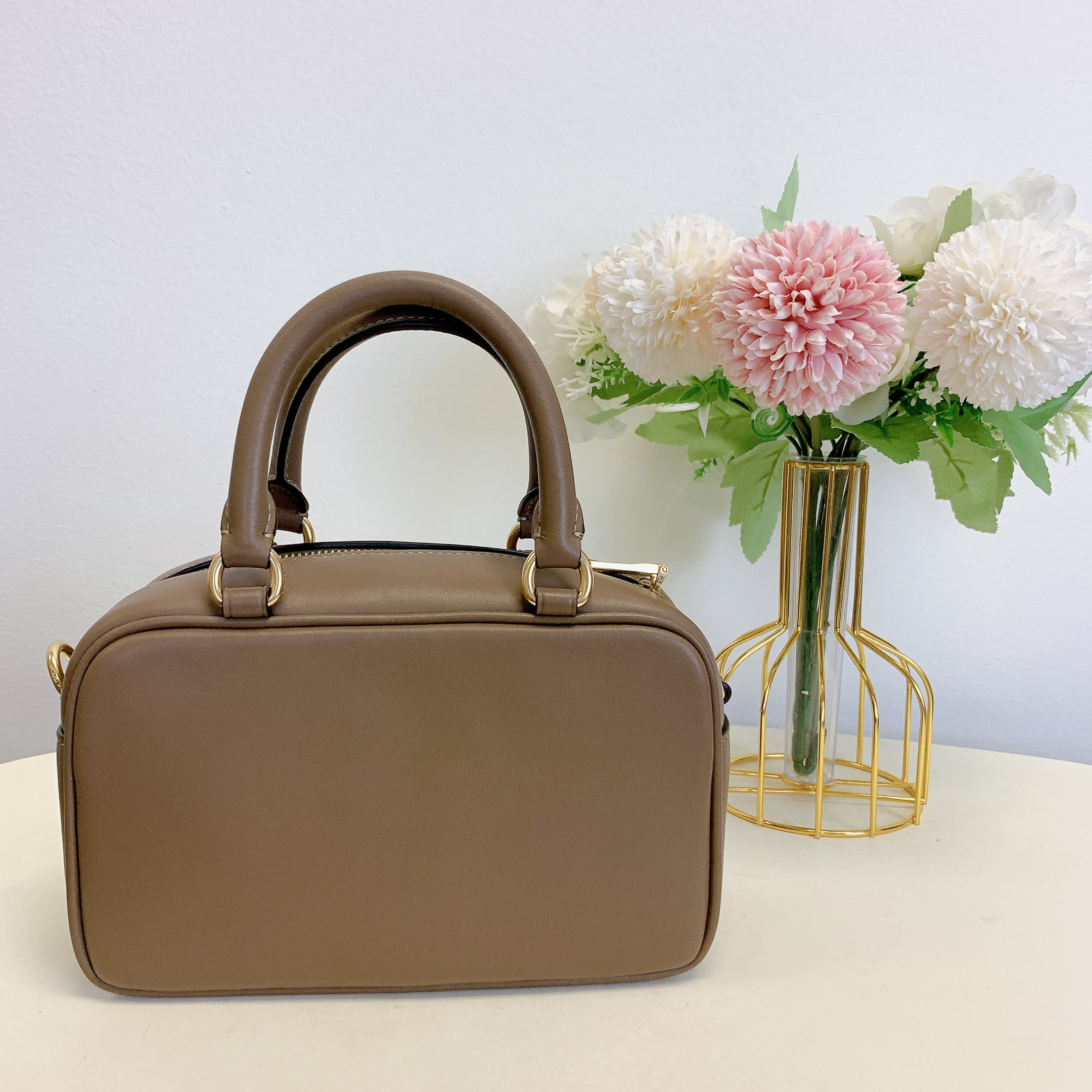 Coach CT776 Satchel Crossbody IN DARK STONE - Walmart.com