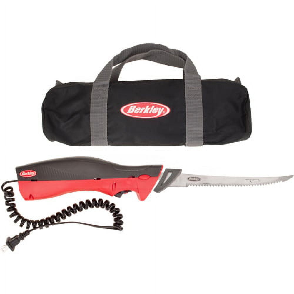 Berkley 1264631 Electric Fillet Fishing Knife 8" Stainless Steel Blade