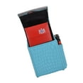 thumbnail image 4 of MARSHAL New Genuine Cigarette Case Holder#92812 Croco Baby Blue, 4 of 5