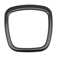 thumbnail image 1 of Adecuado para la decoración del volante cuadrado antiguo de Audi A3/A4L/A6L/Q3/Q5 con el logotipo de la cubierta de la bocina y el marco de aluminio, 1 of 4