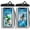 2 * phone case(black), variant on Livhil Waterproof Dry Bag and Waterproof Cell Phone Bag for Outdoor Water Sports Paddle Waterproof Pouch Bag Case (2 * Phone Case(Clear) 2 * Fanny Pack(Black))