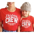 thumbnail image 2 of Christmas Crew Shirt for Adults and Kids Matching Holiday Tee for Mom Dad Girls Boys Vintage Red Shirt 4T, 2 of 6
