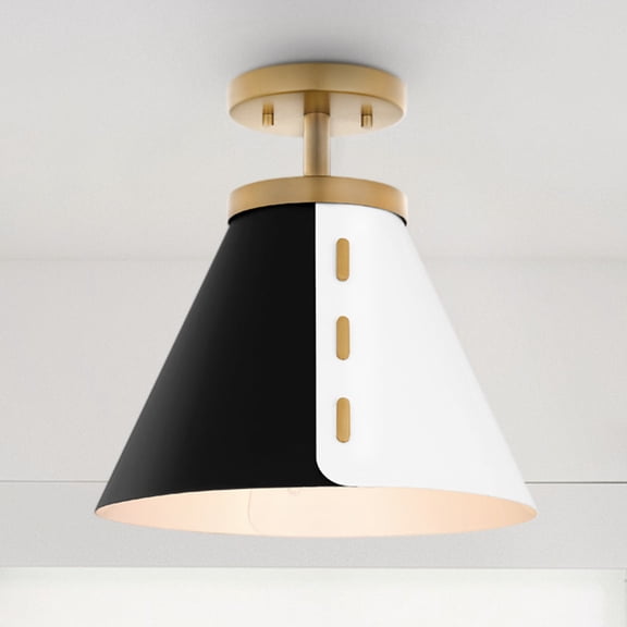 Luxury Cosmopolitan Ceiling Light, Brushed Weathered Brass, UQL5860