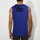 thumbnail image 5 of Blusa sin mangas con capucha para hombre, color liso, informal, deportiva, sin mangas, con capucha, de poliéster, 5 of 5