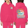thumbnail image 2 of XEGLSBU Girls Hoodies Zip up Girl's Boy's Hoodie Long Sleeve Soft Sweatshirt Graphic Hoody Kids Cute Pullovers Top Clothes for Girls White-d Size 7-8 Years, 2 of 5