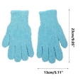 thumbnail image 3 of JilgTeok 1 Packs Microfiber Cleaning Gloves Reusable Dusting Mitts for Car Home Scratching Free Lint Remover Safe on All Surfaces Washable Blue Pair, 3 of 8