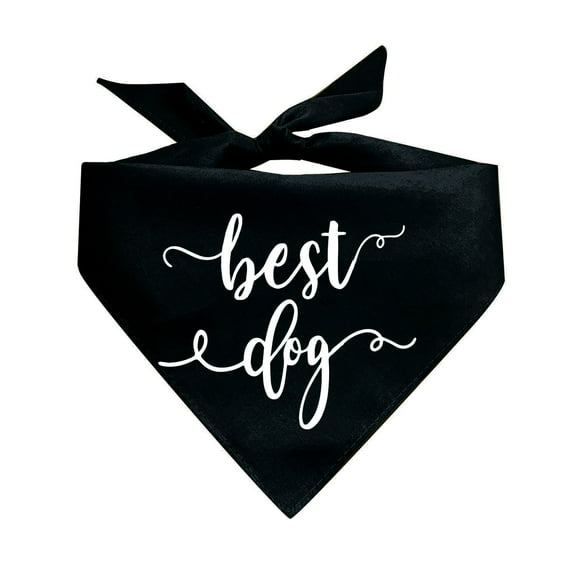 Best Dog Wedding Triangle Dog Bandana