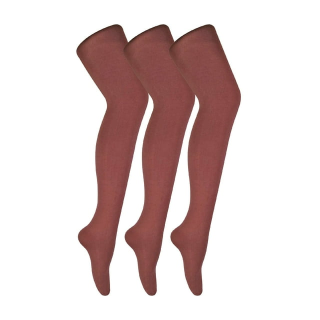 Lot de 3 Paires Collants Opaques Colorés pour Femmes 80 Deniers / Sock Snob / Collants Unis à Blocs de Couleur