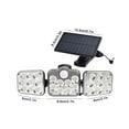 thumbnail image 2 of Wovilon Solar Powered Deck Lights Outdoor Garden Wall Lamp Waterproof 2 Led Up And Down Glowing Security Wall Lamps For Step Walkway Patio Garden Pathway, 2 of 5