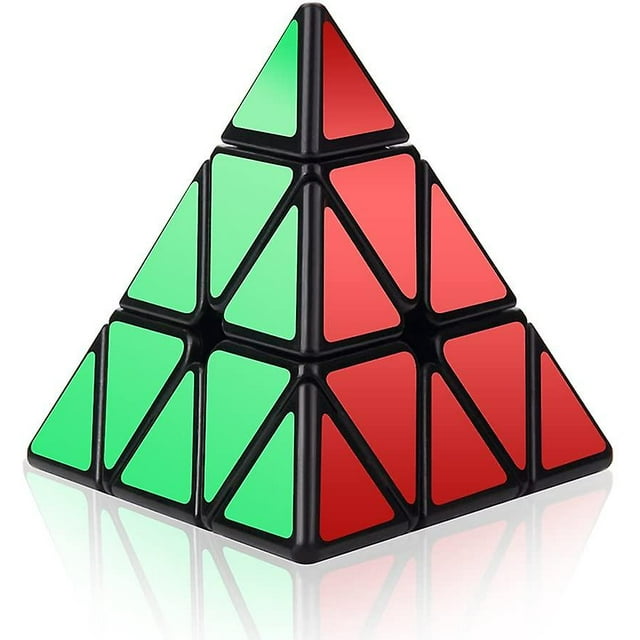Pirámide de cubo de Rubik, pirámide especial de competición ultrarrápida 3x3x3 TUNC Sencillez