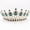 Green, variant on Milisente Queen Crowns For Women Large Crystal Bridal Wedding Tiaras With Sparkling Rhinestones(Rose Gold)