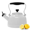 thumbnail image 4 of Chantal 1.7 Quart Durable Enamel on Steel Vintage Stovetop Tea Kettle, White, 4 of 4
