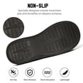 thumbnail image 5 of BERANMEY Slip On Waterproof Mens Slippers Closed Toe Slippers for Mens Warm Fuzzy Comfy House Shoes Non-slip Sole Indoor/Outdoor Fluffy Wide Winter Slippers, 5 of 9
