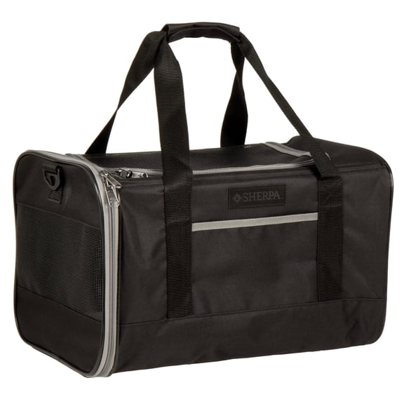 Sherpa Essential Guaranteed On-Board Pet Carrier Black Medium