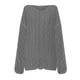 thumbnail image 3 of Gibobby Sueter para mujer invierno Cárdigan de ganchillo con hombros descubiertos para mujer Suéter de punto calado(Gris,M), 3 of 5