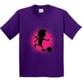 thumbnail image 3 of Inktastic Girl Soccer Player Sports Team Youth T-Shirt, 3 of 5