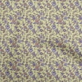 thumbnail image 1 of oneOone Polyester Spandex Yellow Fabric Asian Japanese Floral Craft Projects Decor Fabric Printed By The Yard 56 Inch Wide, 1 of 4