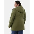 thumbnail image 3 of Big Chill Women's and Women's Plus Water Resistant Rain Coat, Sizes S-3X, 3 of 6