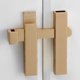 thumbnail image 3 of Gate Latch Matte Reliable 180 Degree Door 82x82mm High Quality Material, 3 of 5