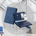 thumbnail image 3 of Simple Solid Color Airplane Print Lightweight with Magnetic Buckle Multifunctional Passport Clip Protective Cover, 3 of 7