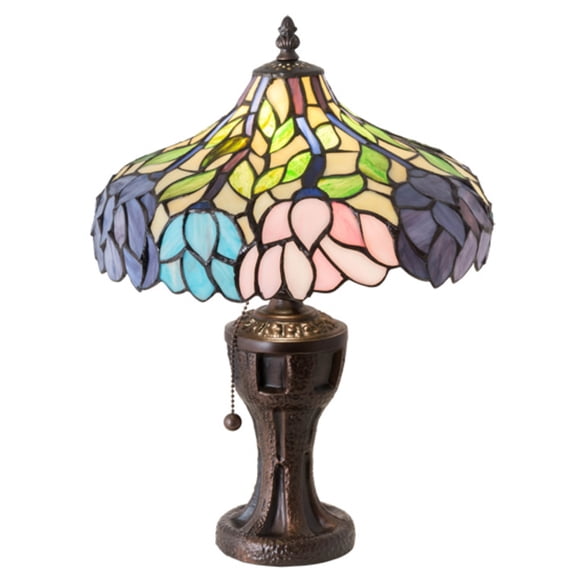 Meyda 224040 17 in. High Wisteria Table Lamp