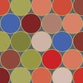 thumbnail image 2 of Grayscale 15x15 Black Ornate Wood Framed with Double Matting Museum Art Print Titled - Bright Circles VII, 2 of 4