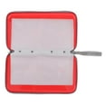 thumbnail image 2 of 80 Disc CD Wallet DVD Case Storage Holder Bag Carry Protector Plastic Red, 2 of 8