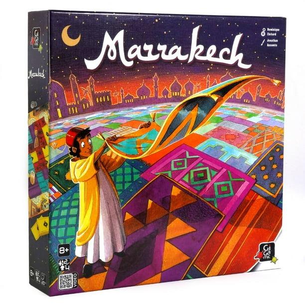 Juego de cartas Marrakechs Fun Family para adultos, adolescentes y niños