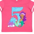 thumbnail image 4 of Inktastic Fifth Birthday Mermaid Girls Toddler T-Shirt, 4 of 5