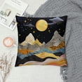 thumbnail image 2 of JEUXUS The Moon and Mountains Pillowcase Short Plush Pillowcase (Universal 1) White, 2 of 5