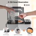 thumbnail image 5 of VEVOR Bread Maker, 19-in-1 2LB Dough Machine, Nonstick Ceramic Pan Automatic Breadmaker with Gluten Free Setting, Whole Wheat Bread Making, Digital, Programmable, 3 Loaf Sizes, 3 Crust Colors, 5 of 9