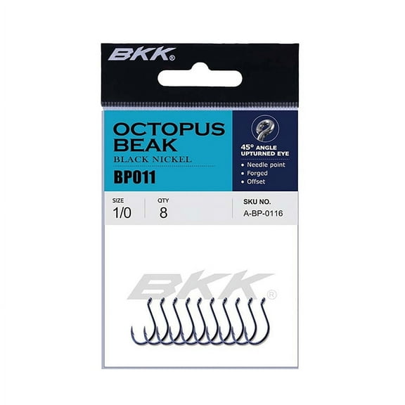 BKK Hooks Octopus Beak (B-25) Size 3/0# 25 Pack