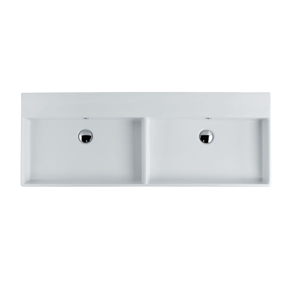 Ws Bath Collections Unlimited 140.00 Unlimited 55-1/2" Rectangular Ceramic Vessel / Wall
