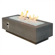 The Outdoor GreatRoom Company Cove Fire Table, Electronic, Midnight Mist, LP, 54"