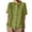 501_Green, variant on Womens Tops Dressy Casual Ladies' Cotton And Linen Shirt 2025 Solid Color Loose Double Breasted Lapel Casual Short Sleeved Blouse