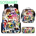 thumbnail image 1 of Conjunto de tres piezas de Bolsa Escolar Roblox con impresión 3D, mochila para estudiantes de primaria y secundaria, bolso para bolígrafos Satchel, 1 of 4