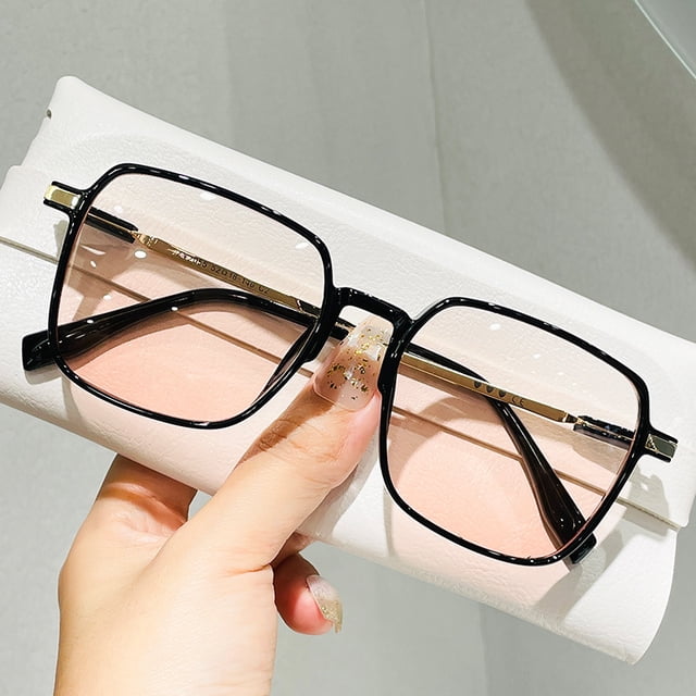 Gafas de sol Vintage con gradiente para hombre y mujer, lentes de sol Retro cuadradas con montura grande, UV400 para viajes al aire libre
