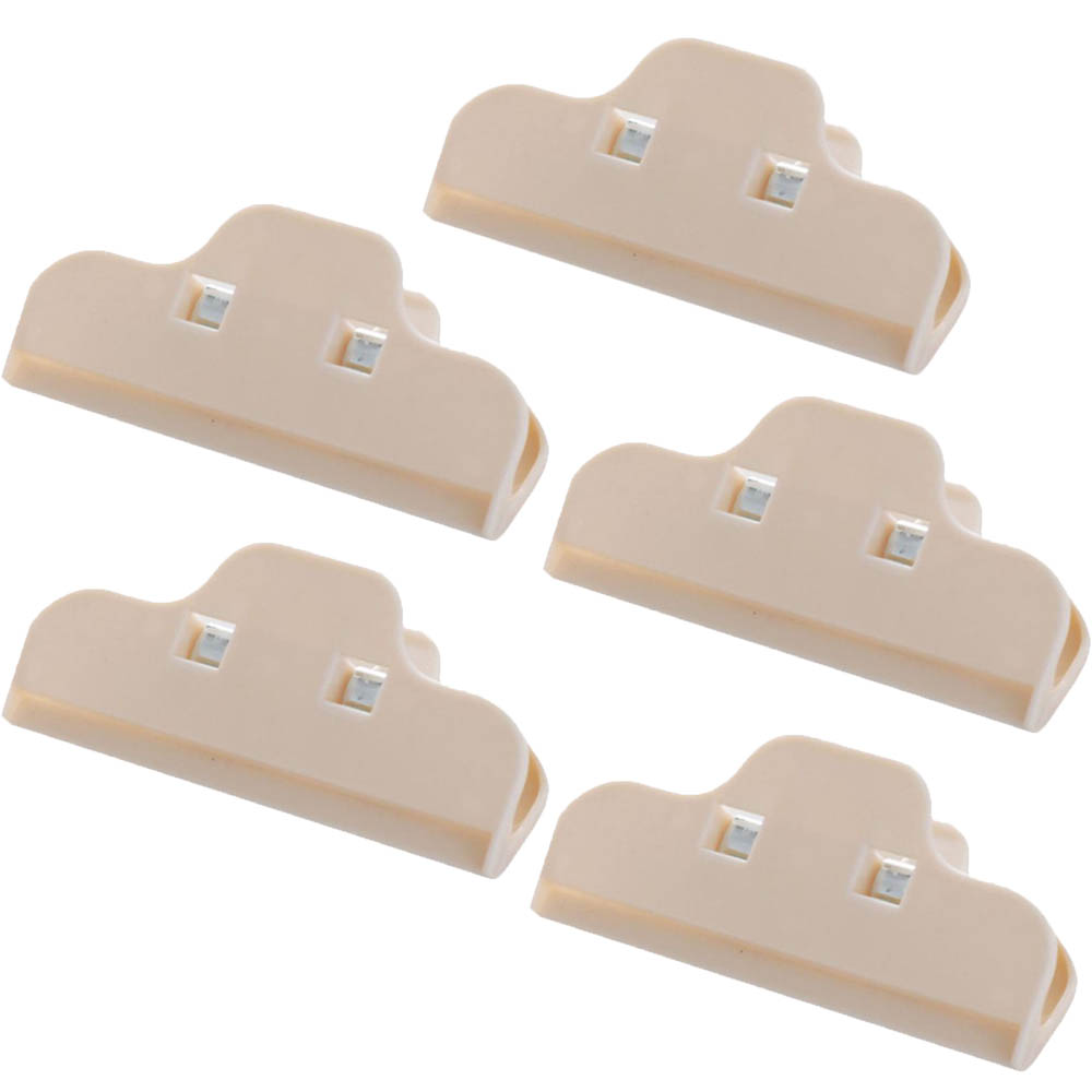 5Pcs Food Clips Chip Bag Clips Set Wide Heavy Duty Chip Clips, Large