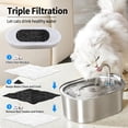 thumbnail image 3 of 24Pcs Cat Water Fountain Filters Set Activated Carbon Filter& Black Foam Sponge Replacement Filters for Pet Water Fountain Filters, 3 of 8