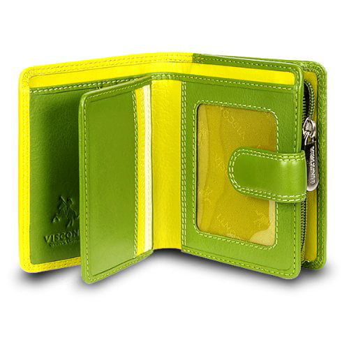 Visconti Monza 9 RFID Blocking Genuine Leather Travel Passport Wallet Cover 