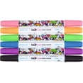 thumbnail image 5 of Tulip Fabric Markers Dual Tip Graffiti Neon 6pc, 5 of 8