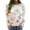 Pink, variant on Sweatshirt for Women Fall Fashion Casual Crewneck Long Sleeve Pullover Floral Print Sweatshirts Blouses Comfort Colors Sweatshirts