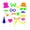 Sets, variant on Dserhfy 17Pcs Glow Neon Photo Booth Props Fully Assembled Fluorescent Birthday Party Fun Photo Shoot Accessories