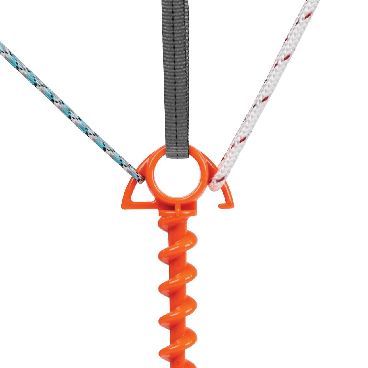 Orange Screw® Ultimate Ground Anchor - Small - 4 Pack - Bright Orange